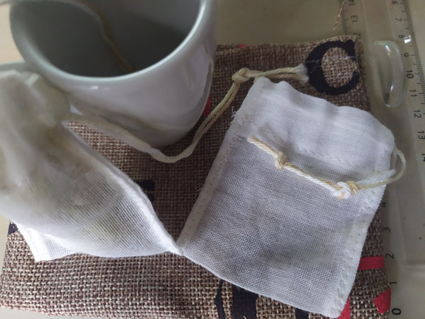 Sachet Filtre  en tissu alimentaire écologique et biologique